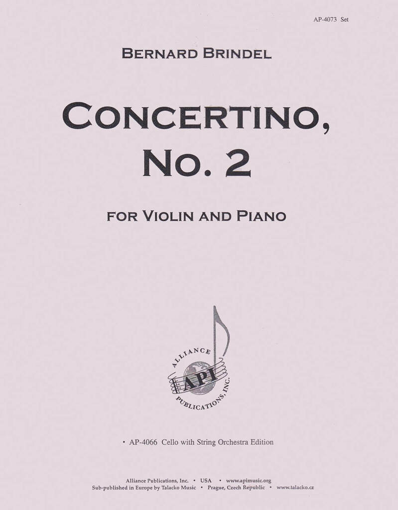 Concertino For Violin And Piano